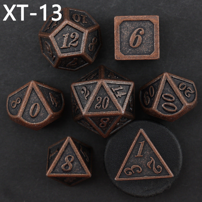 Metal Easy Read Multi-sided Gaming Dice Set