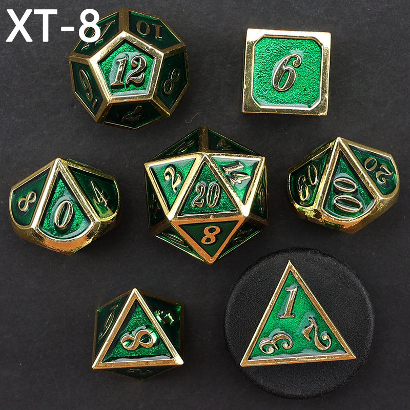 Metal Easy Read Multi-sided Gaming Dice Set