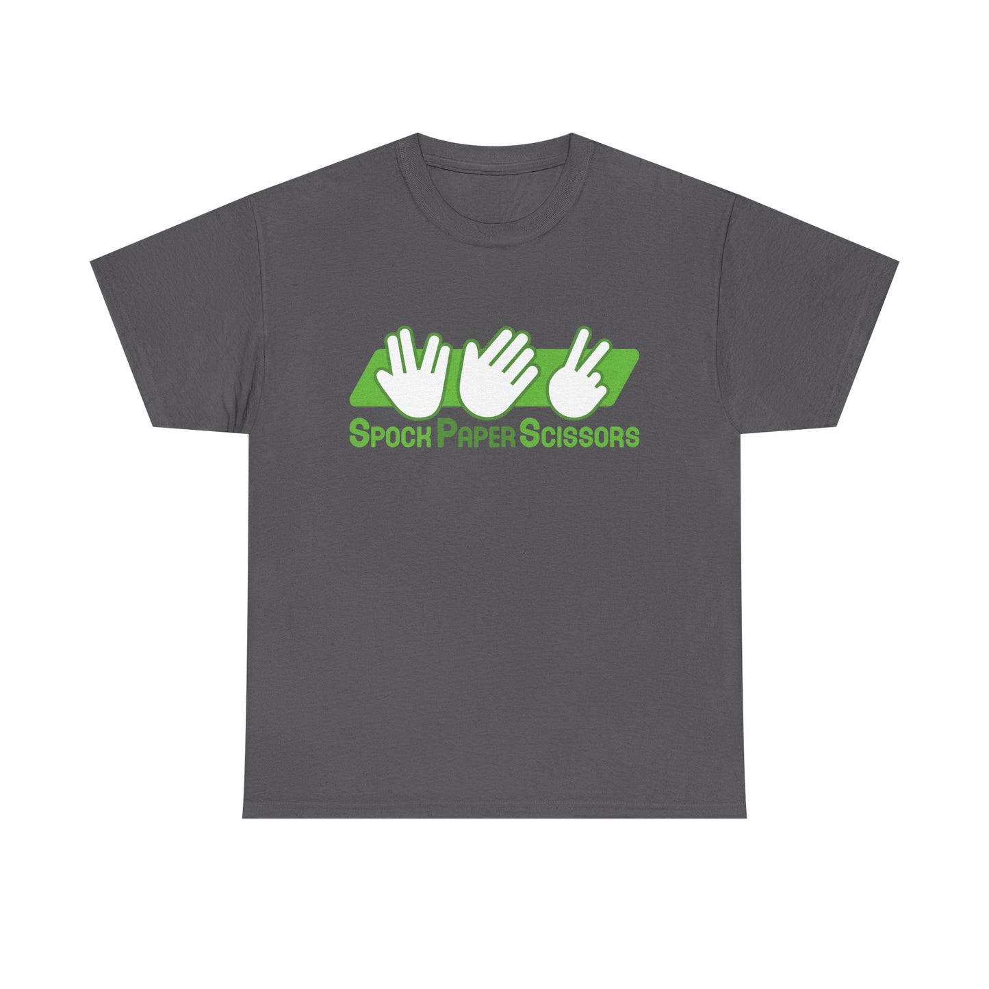 SpockPaperSicssors Unisex Heavy Cotton Tee