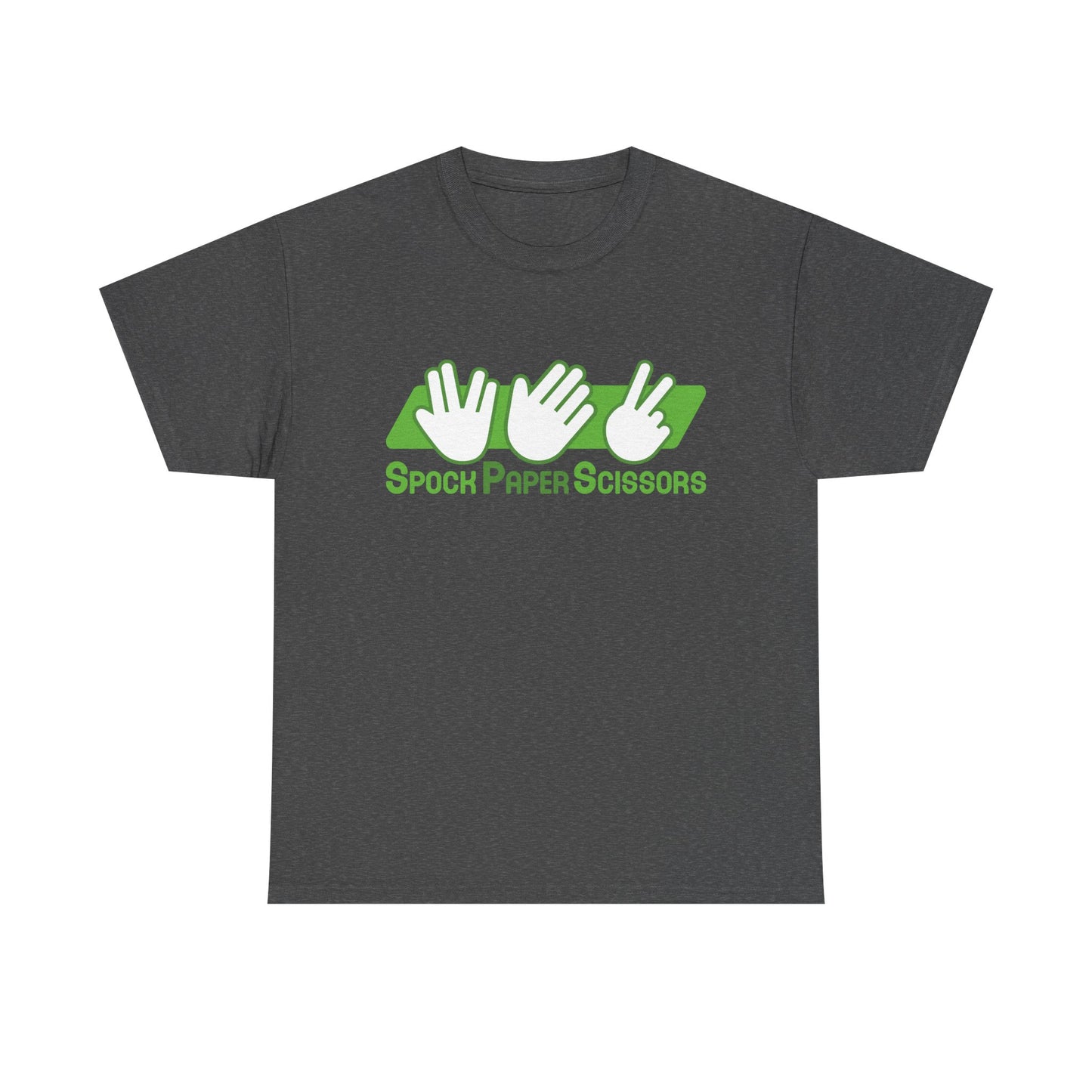 SpockPaperSicssors Unisex Heavy Cotton Tee