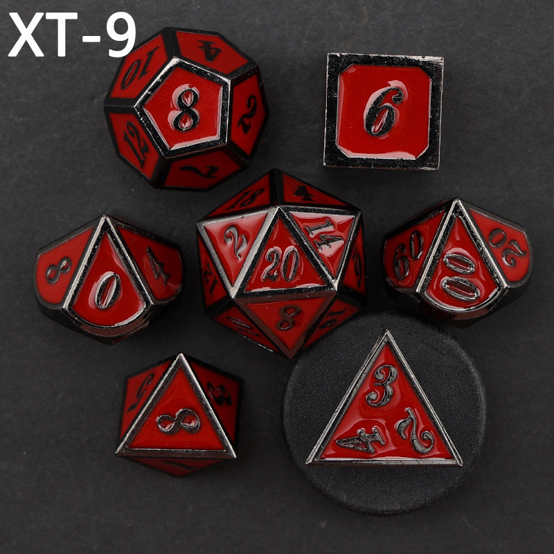 Metal Easy Read Multi-sided Gaming Dice Set