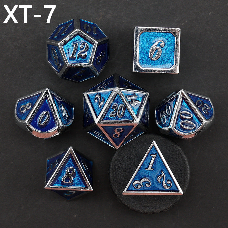 Metal Easy Read Multi-sided Gaming Dice Set