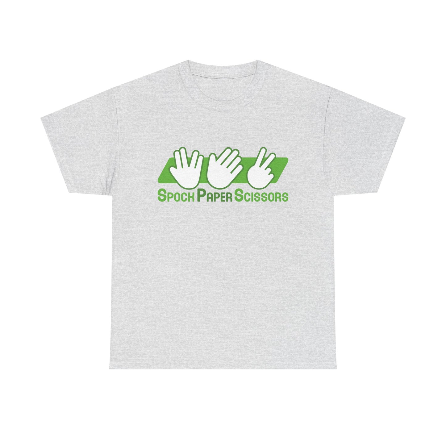 SpockPaperSicssors Unisex Heavy Cotton Tee
