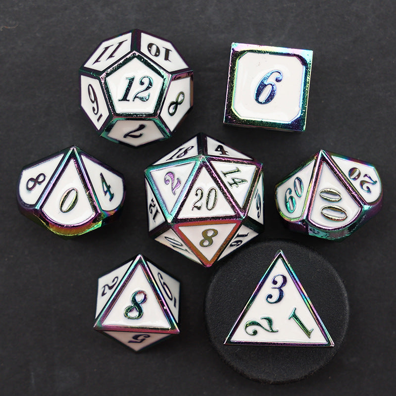 Metal Easy Read Multi-sided Gaming Dice Set