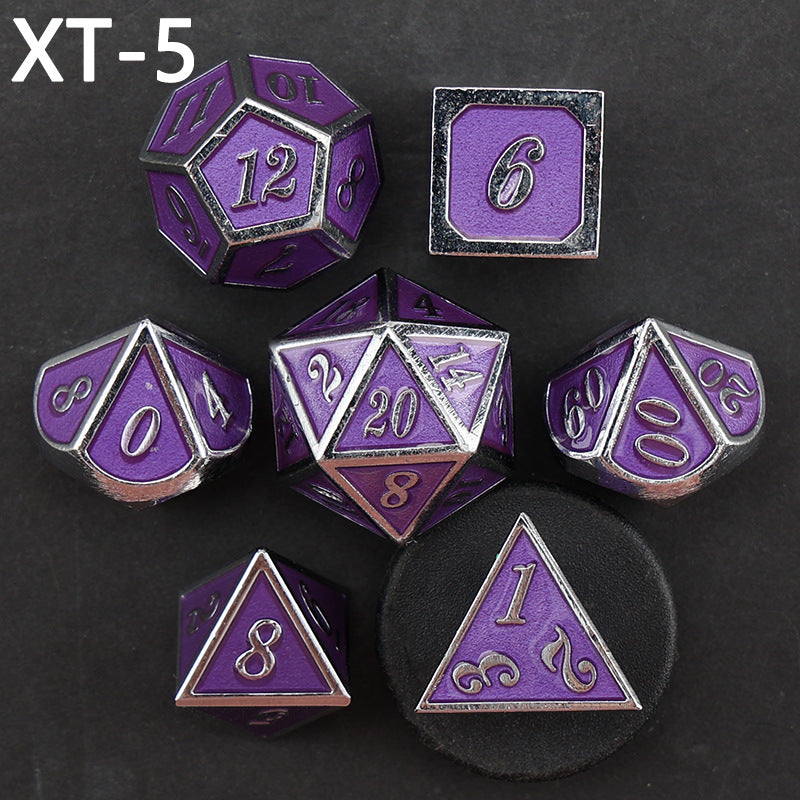 Metal Easy Read Multi-sided Gaming Dice Set
