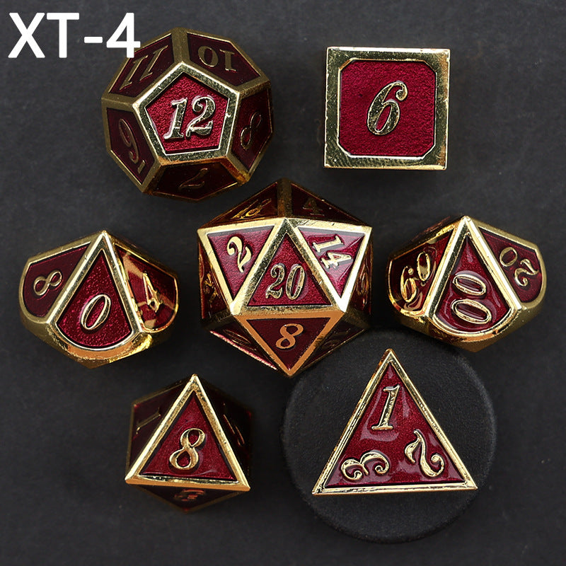 Metal Easy Read Multi-sided Gaming Dice Set