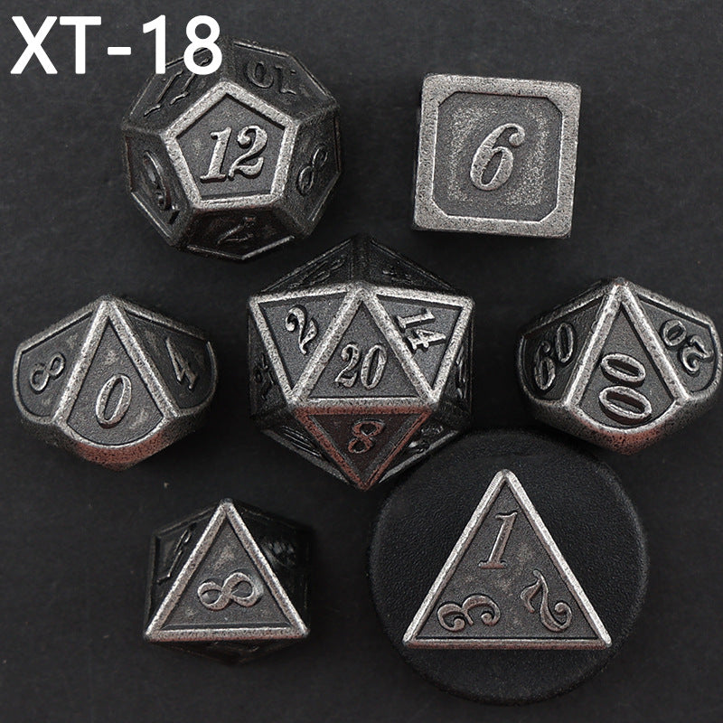 Metal Easy Read Multi-sided Gaming Dice Set