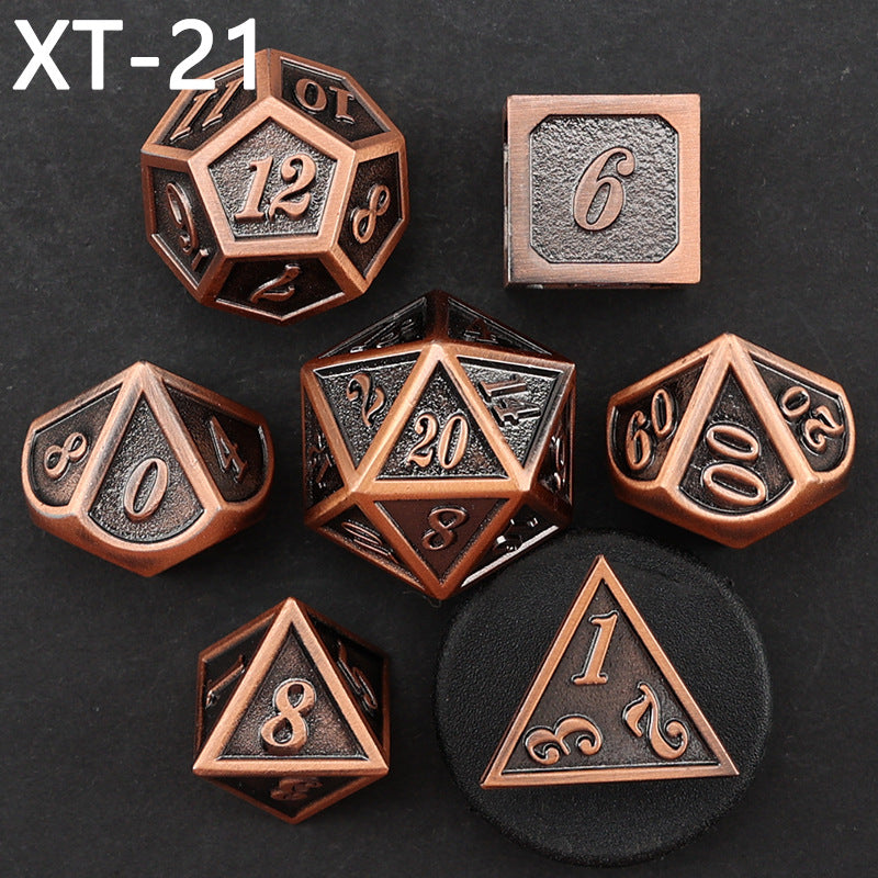 Metal Easy Read Multi-sided Gaming Dice Set