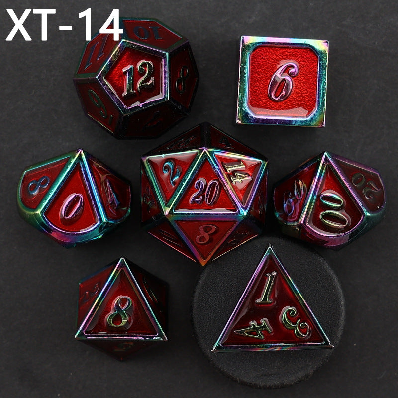 Metal Easy Read Multi-sided Gaming Dice Set