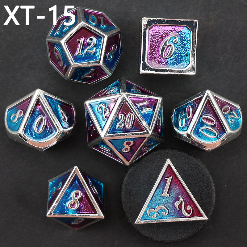 Metal Easy Read Multi-sided Gaming Dice Set