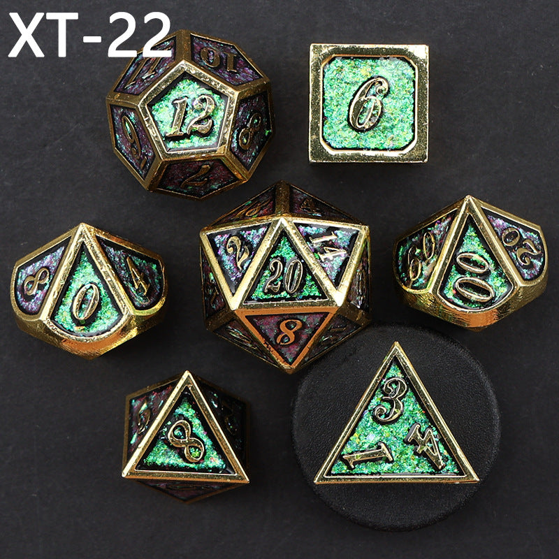 Metal Easy Read Multi-sided Gaming Dice Set