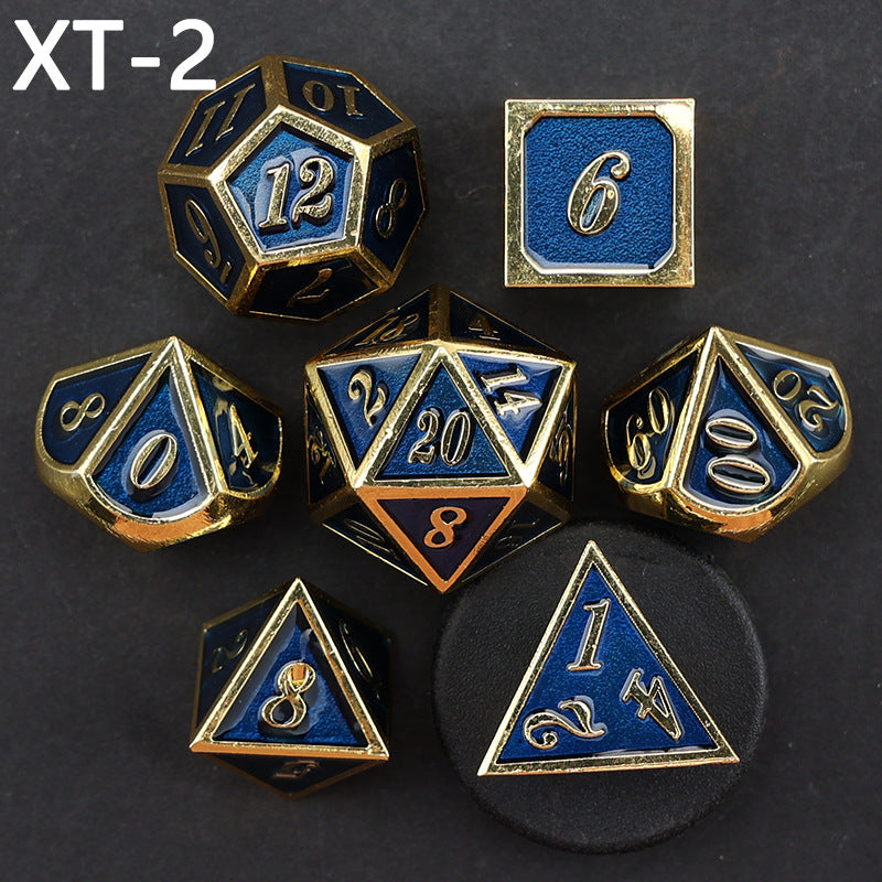 Metal Easy Read Multi-sided Gaming Dice Set