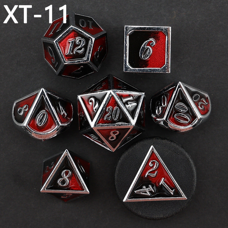 Metal Easy Read Multi-sided Gaming Dice Set