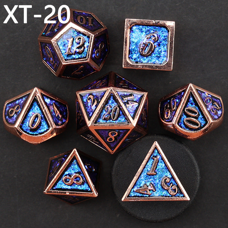 Metal Easy Read Multi-sided Gaming Dice Set