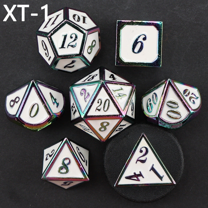 Metal Easy Read Multi-sided Gaming Dice Set