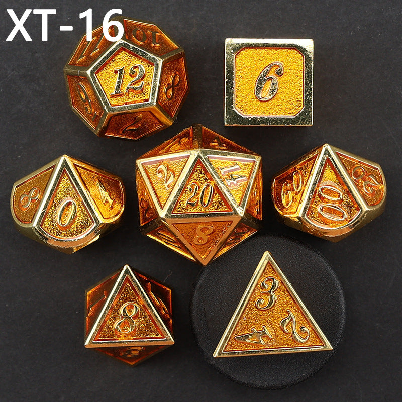 Metal Easy Read Multi-sided Gaming Dice Set