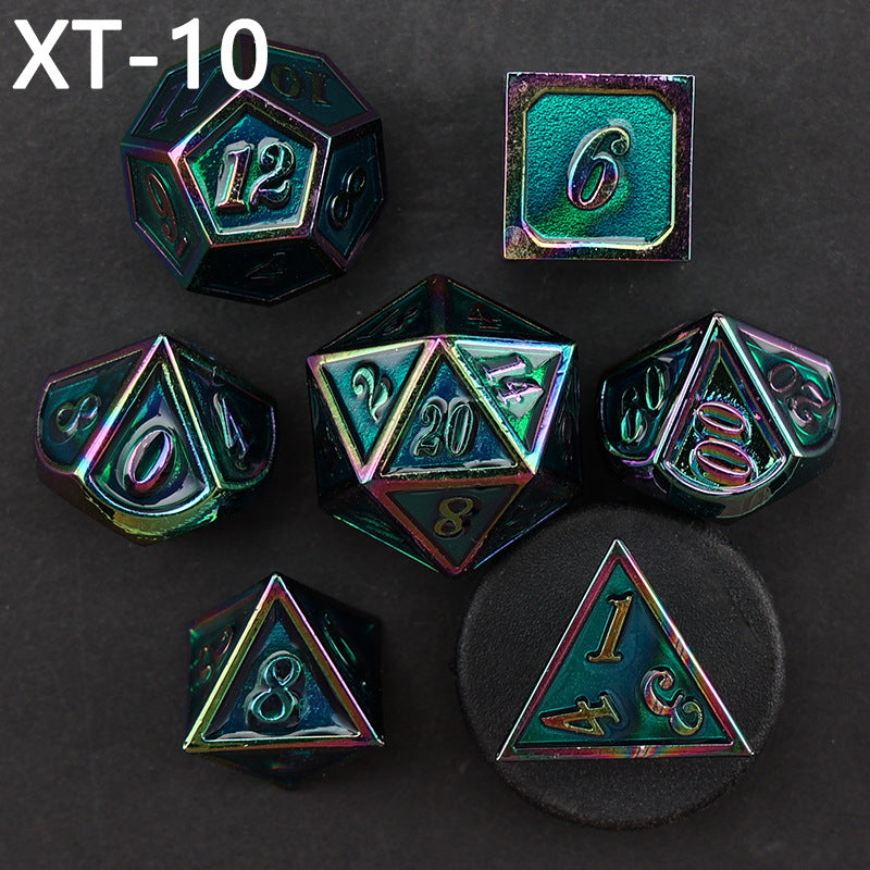 Metal Easy Read Multi-sided Gaming Dice Set