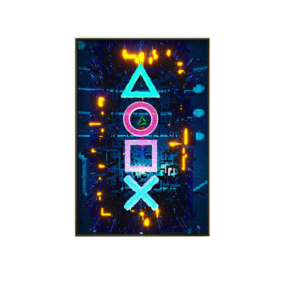 Punk Graffiti Style Console Gaming Hanging Poster