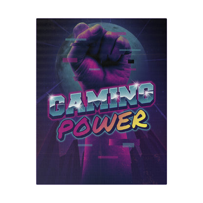 Gaming Power Matte Canvas Print, Stretched, 0.75"