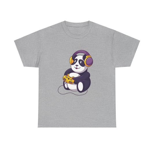 Gaming Panda Unisex Heavy Cotton Tee