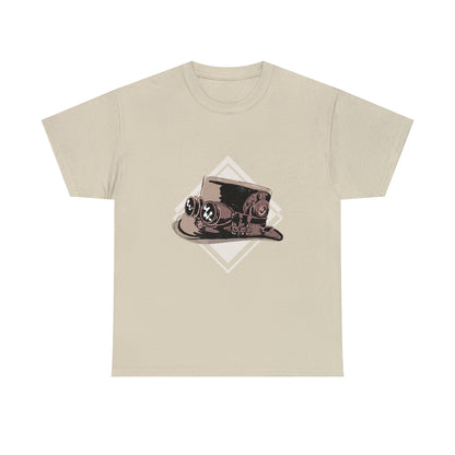 Steampunk Top Hat Unisex Heavy Cotton Tee