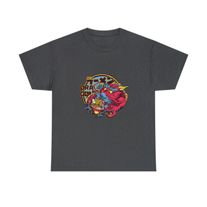 Dragon with Ramen Unisex Heavy Cotton Tee