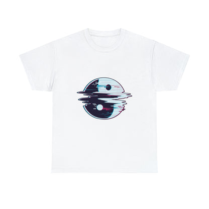 Glitched Yin Yang Unisex Heavy Cotton Tee