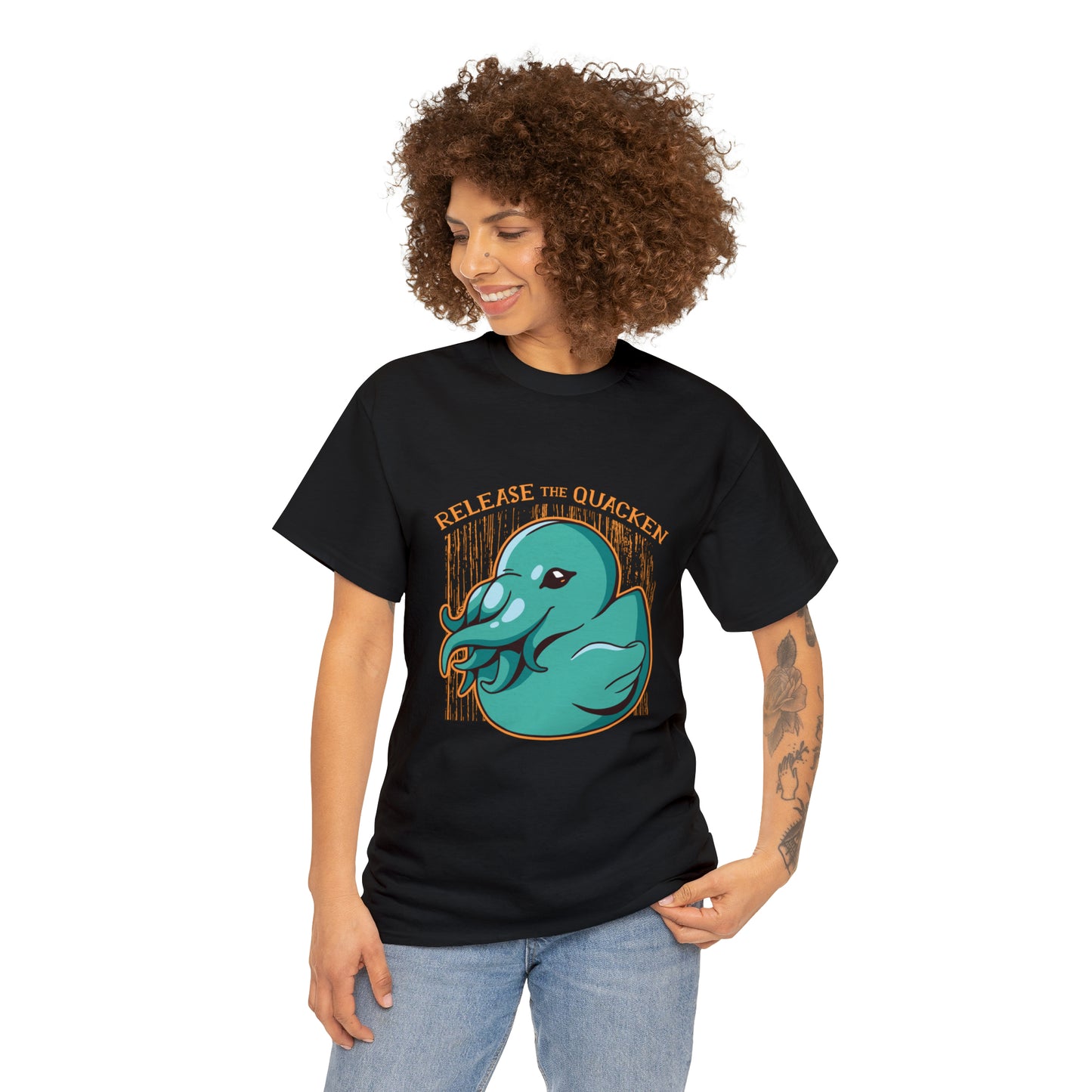 Release the Quacken Unisex Heavy Cotton Tee