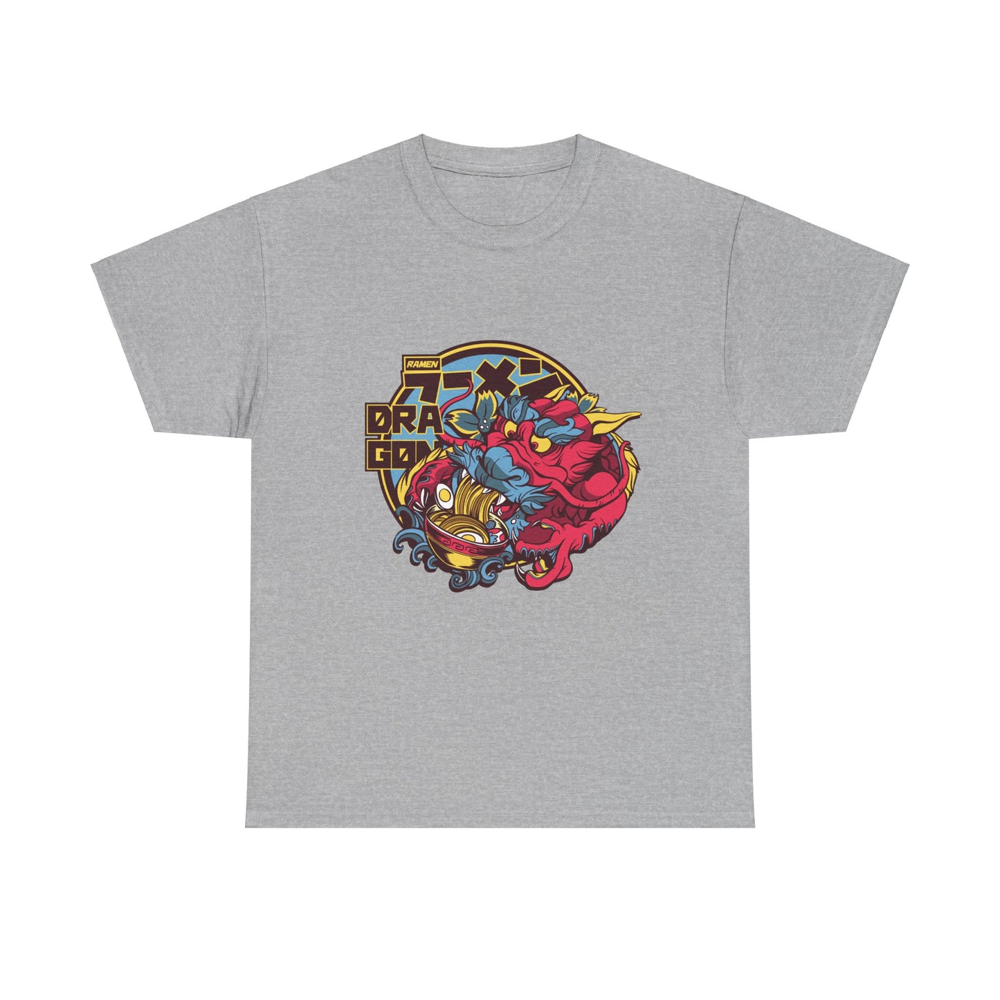 Dragon with Ramen Unisex Heavy Cotton Tee