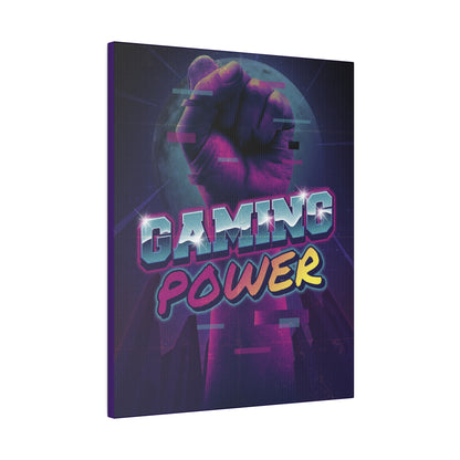 Gaming Power Matte Canvas, Stretched, 0.75"