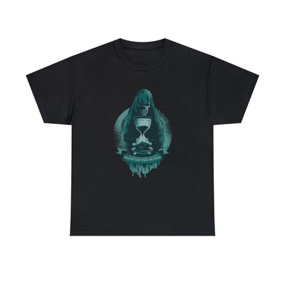 Death Refuses No Man Grim Reaper Unisex Heavy Cotton Tee