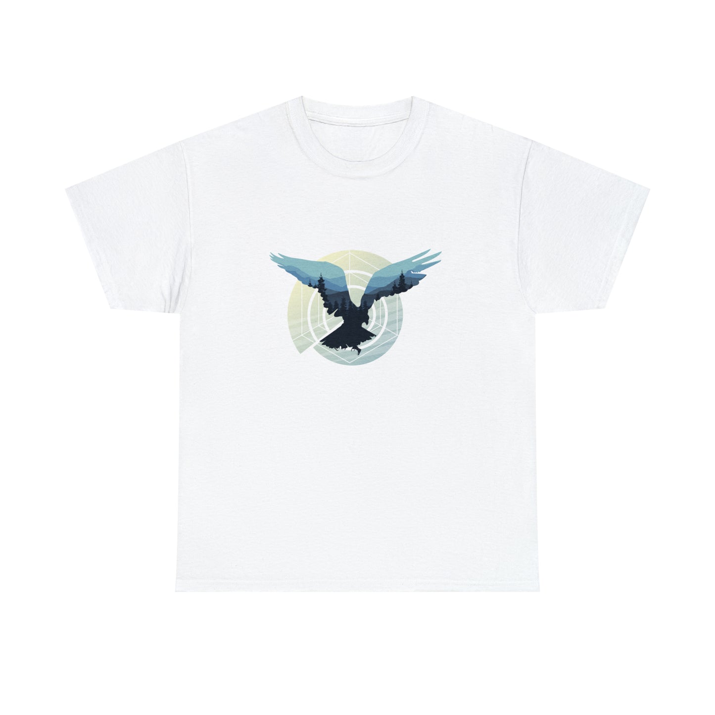 Eagle in Flight Unisex Heavy Cotton Tee