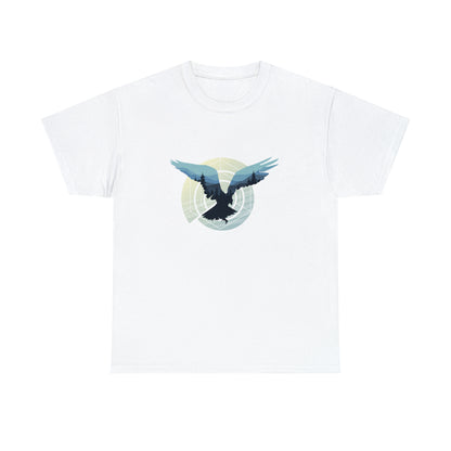 Eagle in Flight Unisex Heavy Cotton Tee