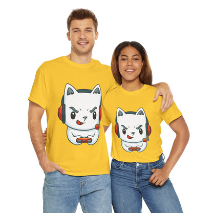 Gamer Kitten Unisex Heavy Cotton Tee