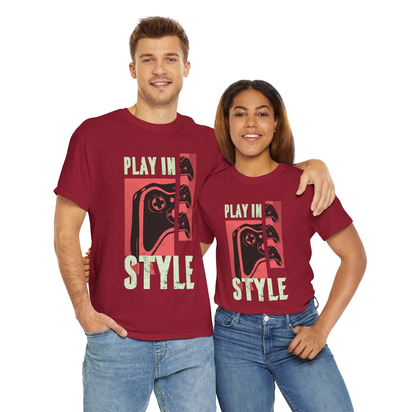 Play In Style Unisex Heavy Cotton Tee