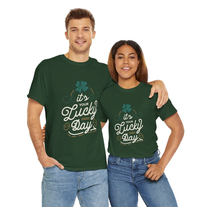 It's Your Lucky Day Unisex Heavy Cotton Tee