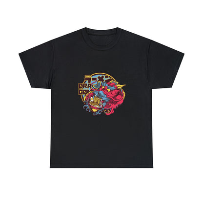 Dragon with Ramen Unisex Heavy Cotton Tee