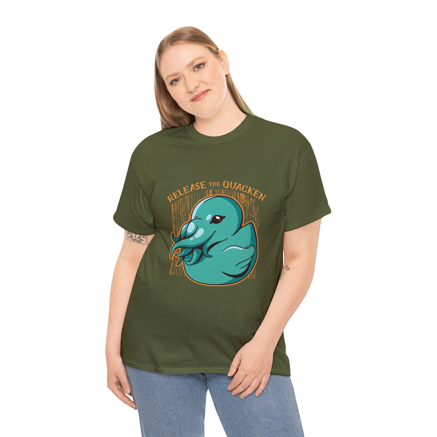 Release the Quacken Unisex Heavy Cotton Tee