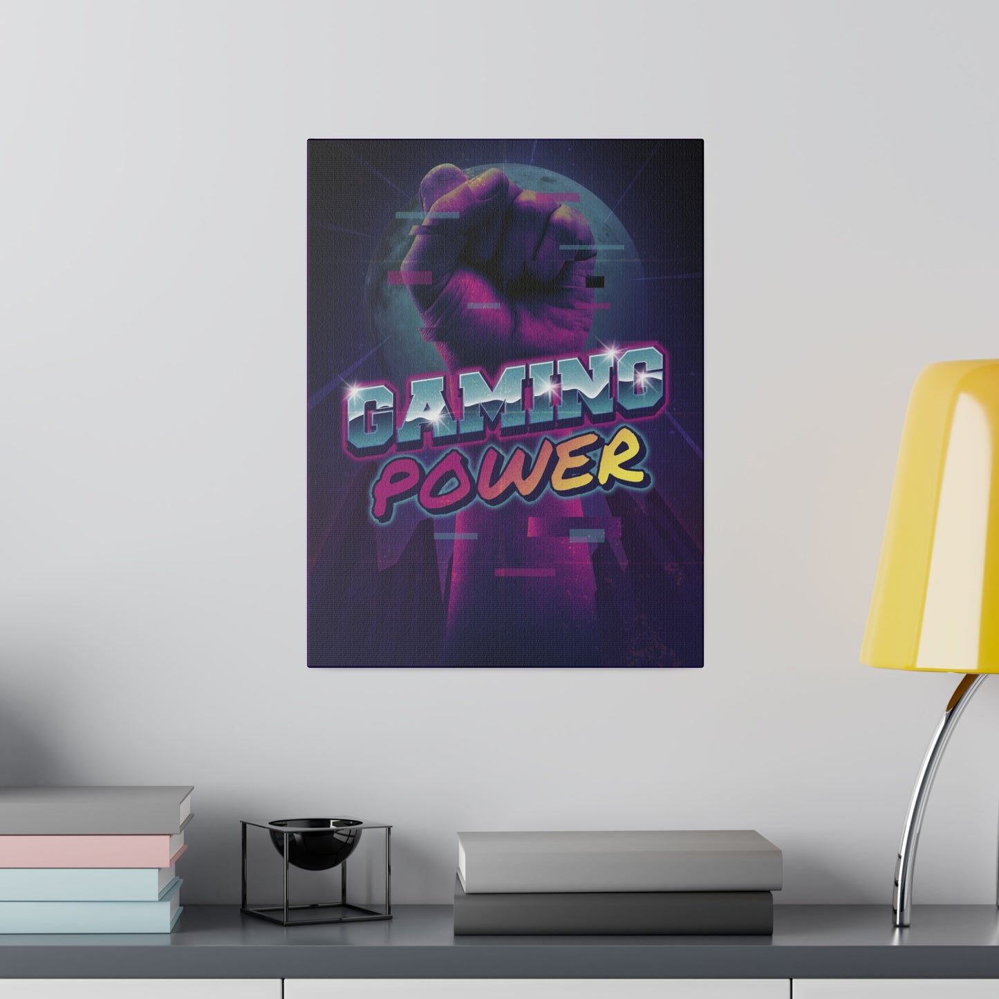 Gaming Power Matte Canvas Print, Stretched, 0.75"