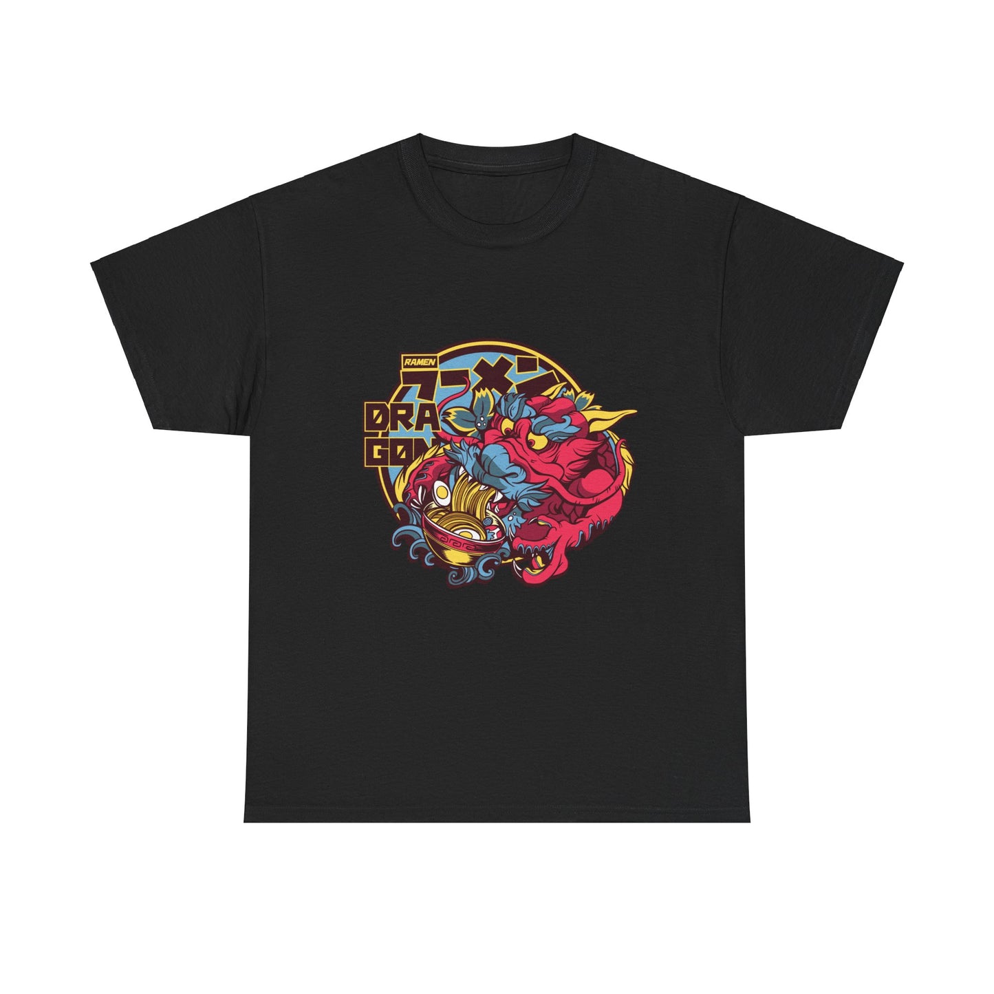 Dragon with Ramen Unisex Heavy Cotton Tee