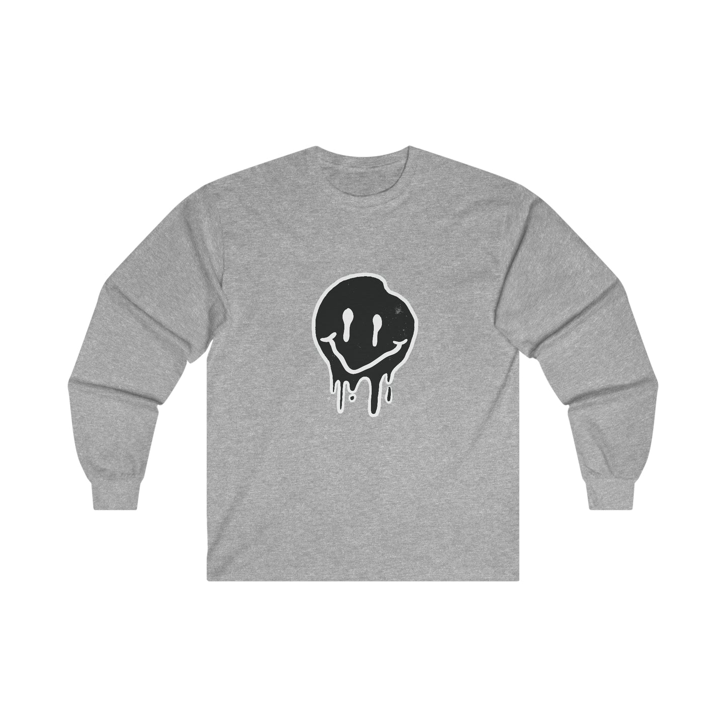 Melting Smiley Ultra Cotton Long Sleeve Tee