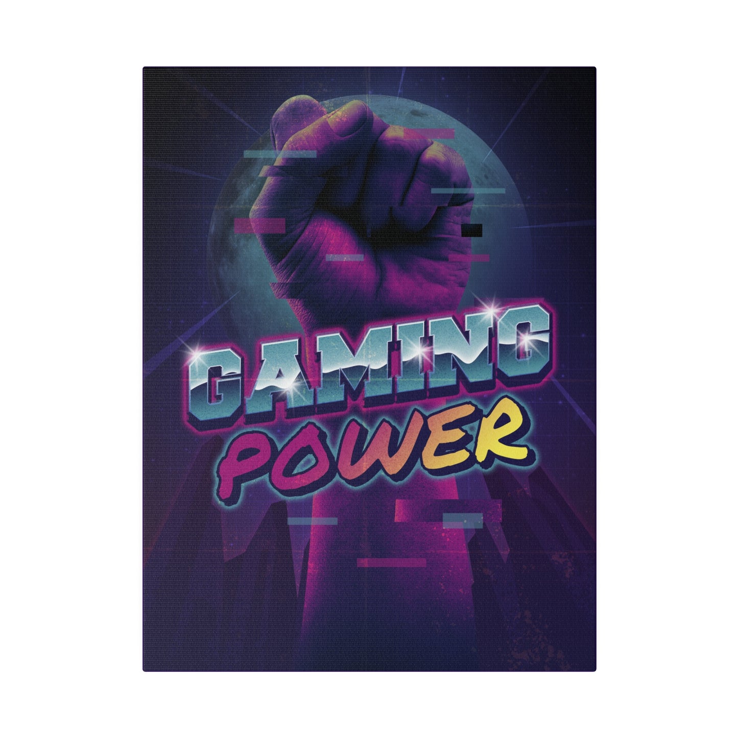 Gaming Power Matte Canvas Print, Stretched, 0.75"