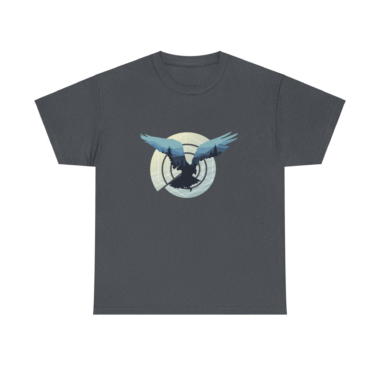 Eagle in Flight Unisex Heavy Cotton Tee