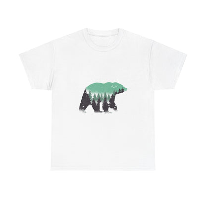 Can't Take the Woods Out of the Bear Unisex Heavy Cotton Tee