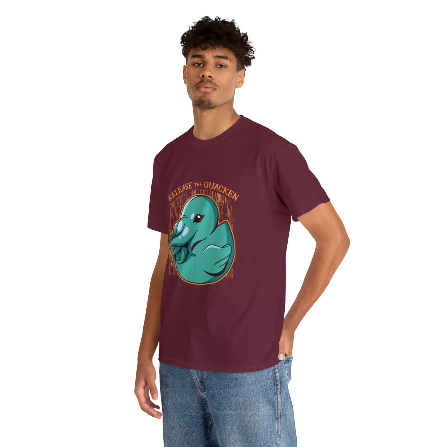 Release the Quacken Unisex Heavy Cotton Tee