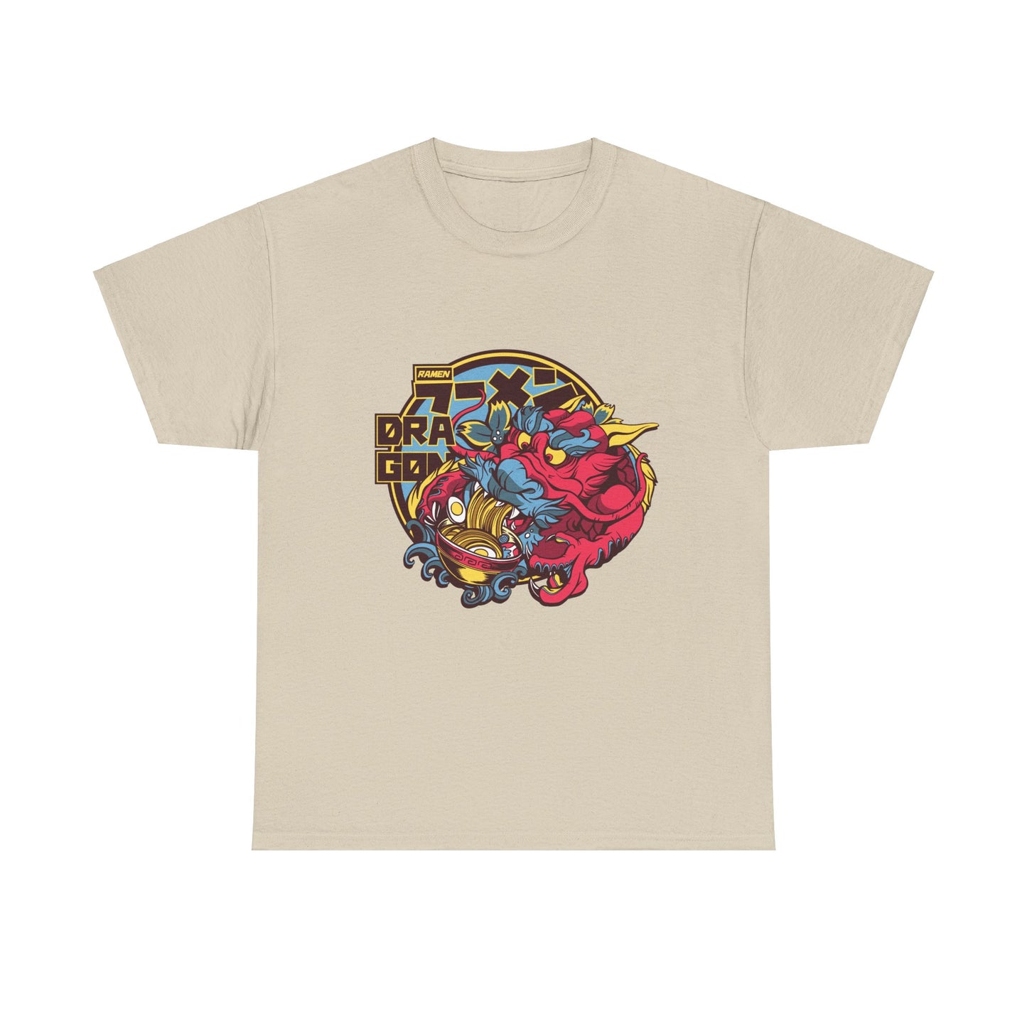 Dragon with Ramen Unisex Heavy Cotton Tee