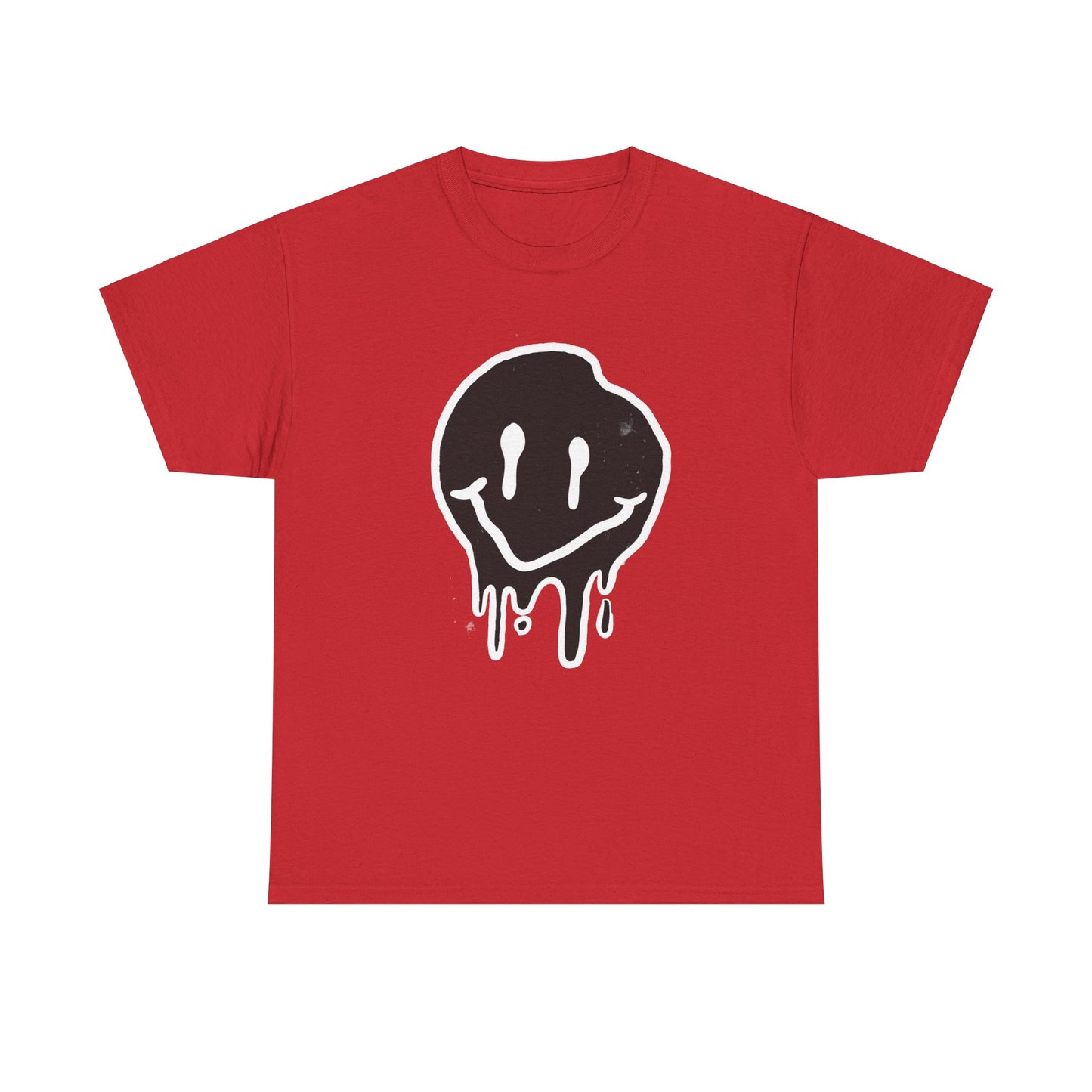 Melting Smiley Unisex Heavy Cotton Tee