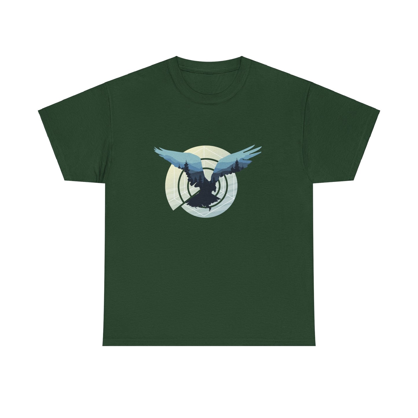 Eagle in Flight Unisex Heavy Cotton Tee