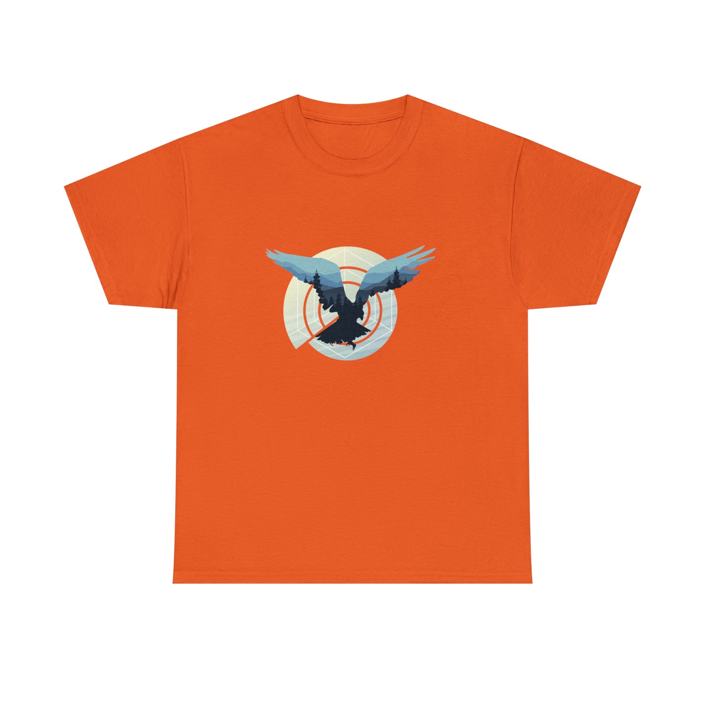 Eagle in Flight Unisex Heavy Cotton Tee