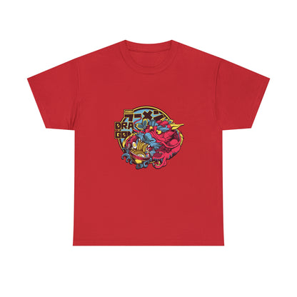 Dragon with Ramen Unisex Heavy Cotton Tee